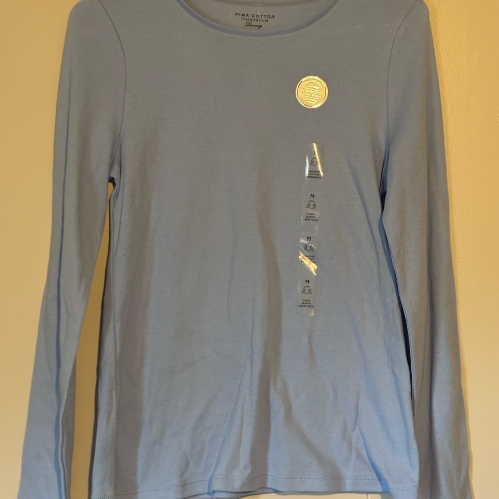 Charter Club Sky Blue Top